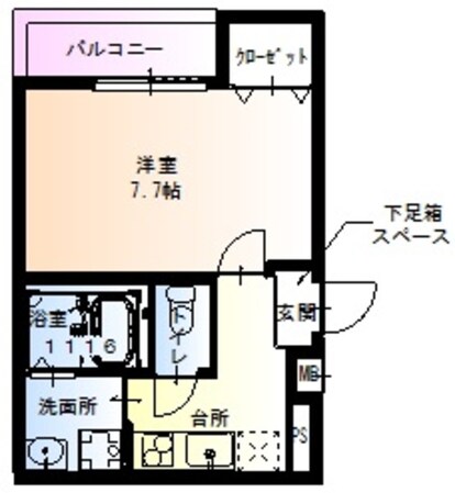 塚口駅 徒歩12分 2階の物件間取画像